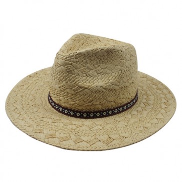 Custom Unique Fedora Hat Paper Straw Hat with Hatband