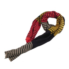 Women's Winter Warm Knitted Striped Scarf