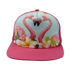 Women's Print Adjustable Flat Brim Snapbacks