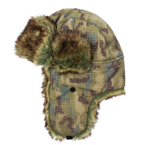 Custom Winter Unisex Trapper Hats in Camouflage Color