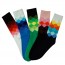 Colorful Unique Plaid Soft Cotton Socks with Gradient