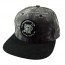 Black Tie-dyed Men's Adjustable Snapback